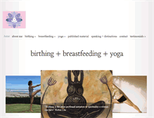 Tablet Screenshot of indirayoga.com